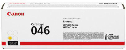 Canon Toner CRG046 – gelb, 2300 Seiten – für Farb-Laserdrucker/Multifunktionsgeräte
