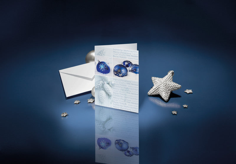 Sigel Grusskarte Seasons Greetings – A6 (105 × 148 mm) – mit Umschlägen, für Inkjet/Laser/Kopierer, 25er Pack