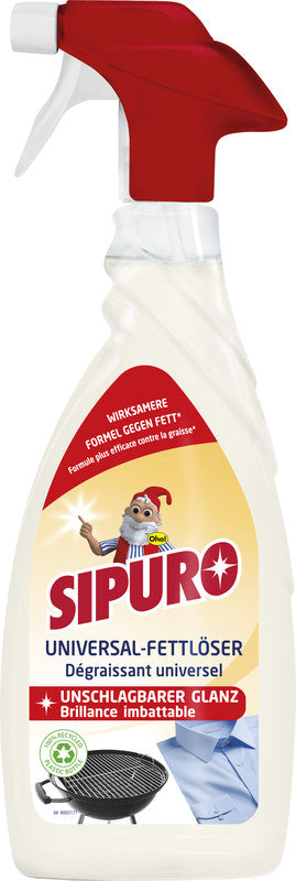 Sipuro Haushaltsreiniger Fettlöser Marseille für Küche, Fliesen & Textilien – 650 ml
