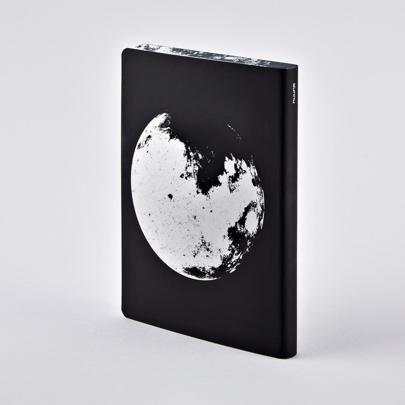 nuuna Notizbuch – A5 – punktiert – 256 Seiten – 120 g/m² – Softcover, schwarz/weiss