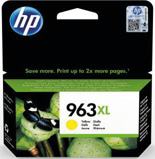 HP Tintenpatrone 963XL, Gelb, XL – für HP-Drucker