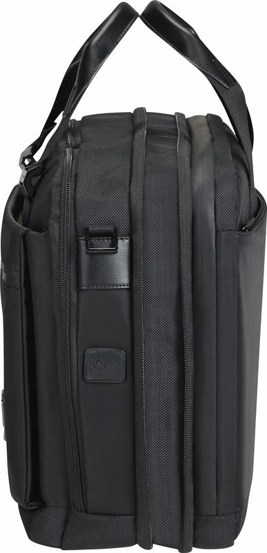Samsonite Notebook-Tasche – 20/24 l, für Notebooks bis 15,6", Polyester, schwarz, 43 × 31 × 13,2/21,5 cm