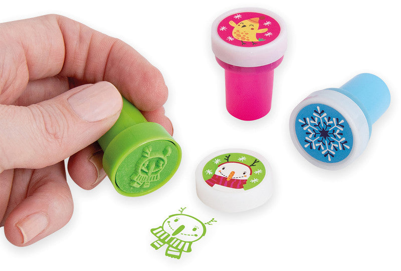 Trendhaus Magic Moments Motivstempel-Set – selbstfärbend, 6 Motive, sortiert