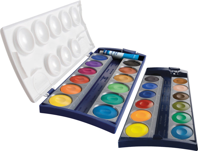 Pelikan Deckfarbkasten – 24 Farben, inkl. Deckweiss