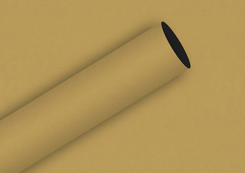 Braun + company Geschenkpapier – Neutral (gold/schwarz) – Geschenkkraftpapier, beidseitig gefärbt – 700 × 2000