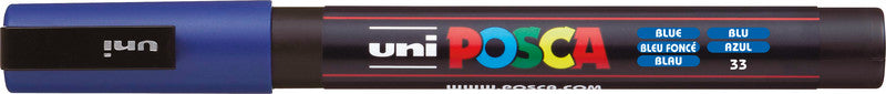 Uni-Ball Non-Permanent-Marker – Rundspitze 0,9-1,3 mm – Blau