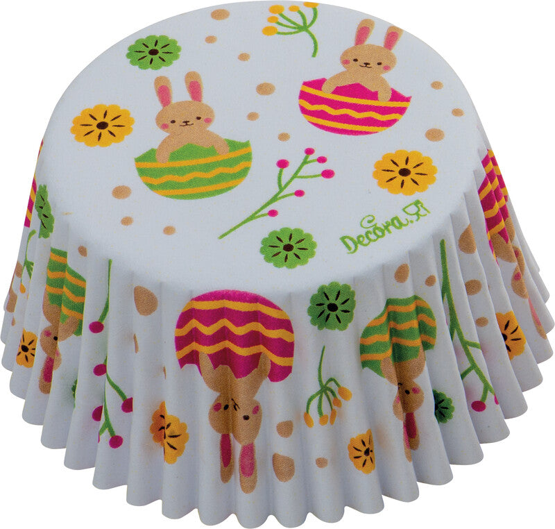 Decora Backförmchen – ofenfest bis 220 °C – Papier, mehrfarbig – Ø 5 × 3,2 cm – 36 Stück