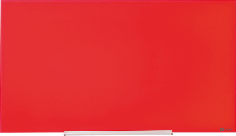 Nobo Whiteboard – 190 × 100 cm, Glas, magnetisch, Wandmontage, inkl. Marker, Magnete, Stifteablage