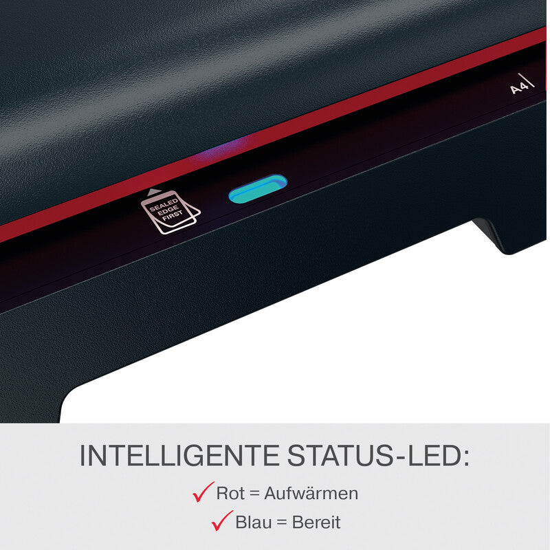 GBC 240HS Laminiergerät A3 – 2-Rollen, 75–125 µm, 2 Min. Aufheizzeit, 500 mm/min, schwarz