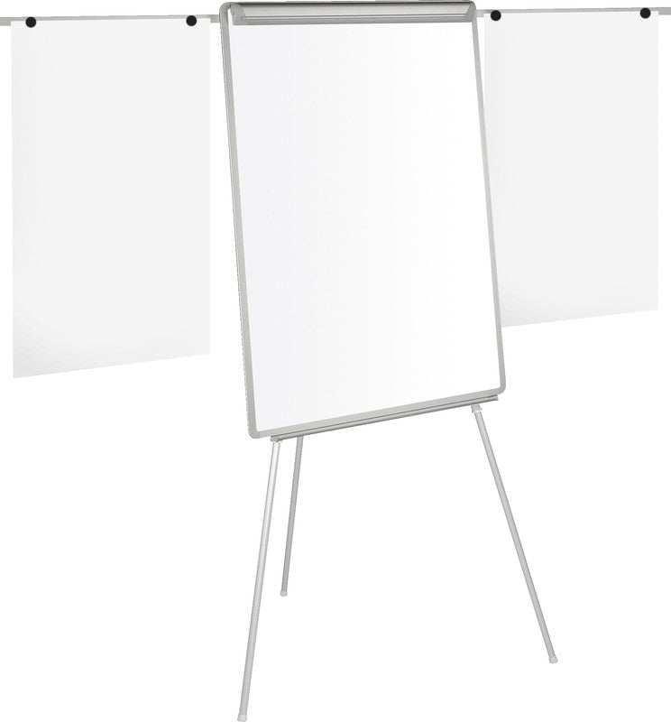Q-CONNECT Flipchart – 70 × 100 cm, weiss, Metall
