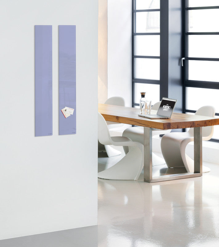 Sigel Whiteboard – 12 × 78 cm, Glas, magnetisch, Wandmontage, inkl. Magnete, Montagesatz