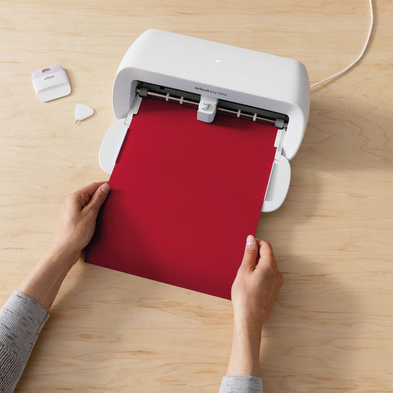 Cricut Aufbügelfolie – Rot – 241 × 610 mm – für Joy Xtra Schneideplotter