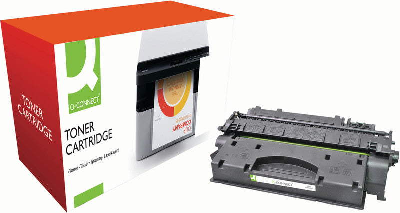 Q-Connect – Toner CF280X – schwarz, 6900 Seiten