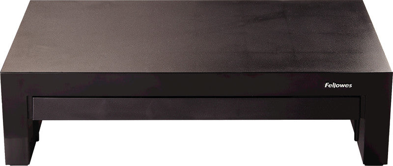 Fellowes Designer Suites – Monitorhalterung, 18 kg, Füsse 3-stufig, bis 4 cm, Schwarz
