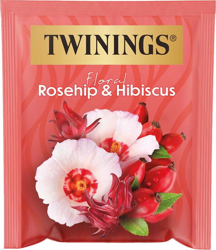 Twinings – Floral Hagebutte & Hibiskus – Teebeutel, Früchtetee – 20 Beutel