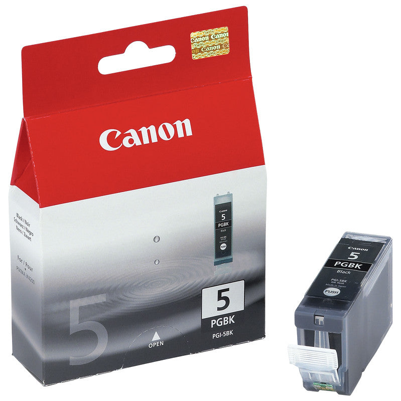 Canon Tintenpatrone PGI-5BK, Schwarz, 505 Seiten – für Canon Drucker