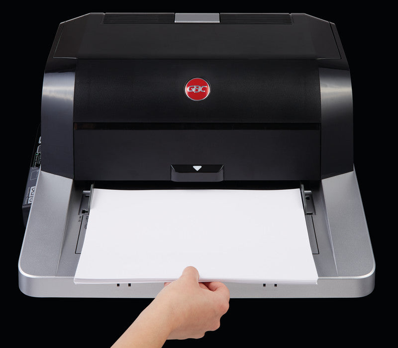 GBC Foton 30 Laminiergerät A3 – 4-Rollen, 75–125 µm, 1 Min. Aufheizzeit, 650–700 mm/min, Schwarz