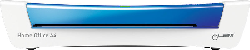 Leitz iLAM Home Office WOW Laminiergerät A4 – 2-Rollen, 80–125 µm, 2 Min. Aufheizzeit, 310 mm/min, blau