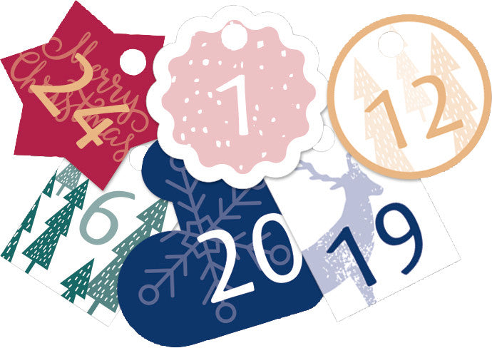 Folia Adventskalender-Set – 24 Beutel – 100 × 130 mm