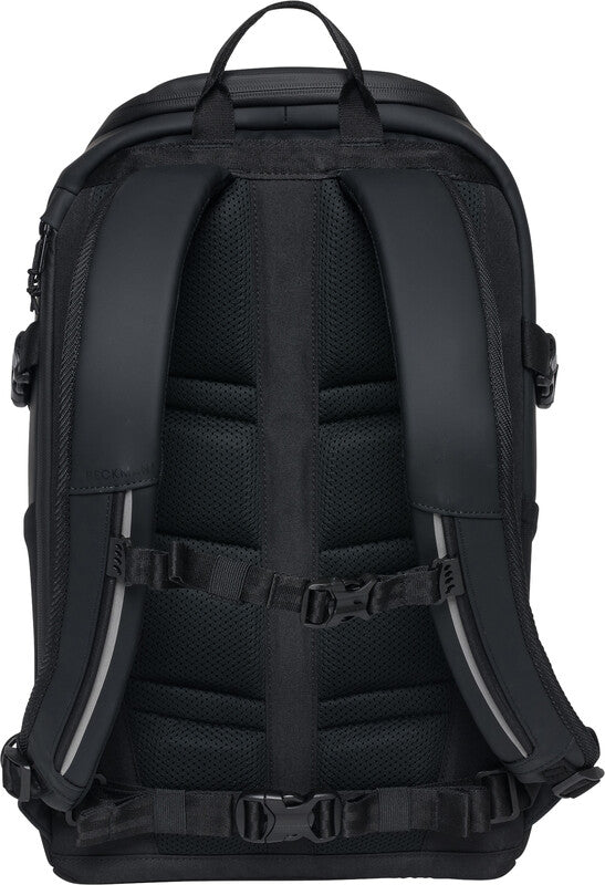 Beckmann Street Go – Notebook-Rucksack – für 16"-Notebook, 26 l, rPET, schwarz, USB-Buchse