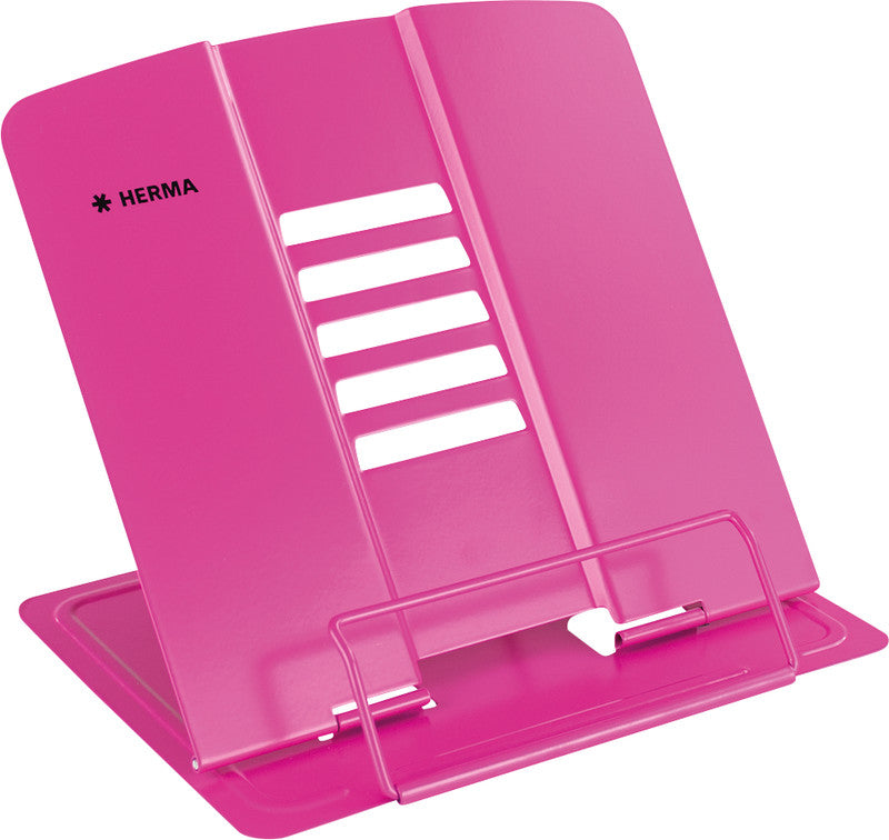 HERMA Leseständer – Metall, Pink, 198 × 190 mm