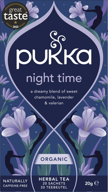 Pukka Teebeutel – Night Time – Kräutertee, Bio, kompostierbar – 20 Beutel