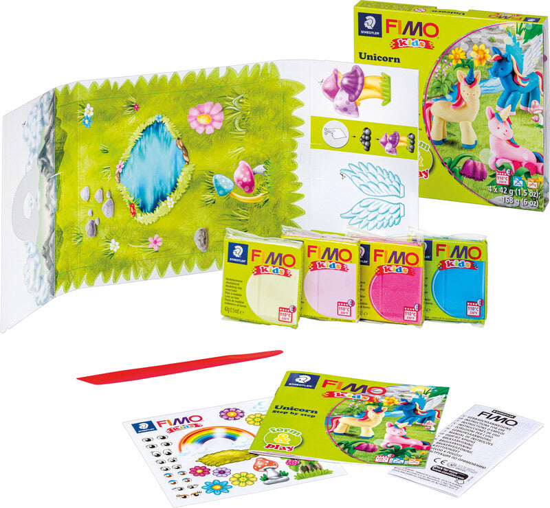 Staedtler Modelliermasse-Set Unicorn – 4 Blöcke