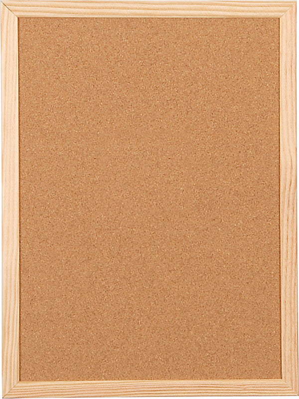 Dufco Pinnwand – Kork, Holzrahmen – 30 × 40 cm