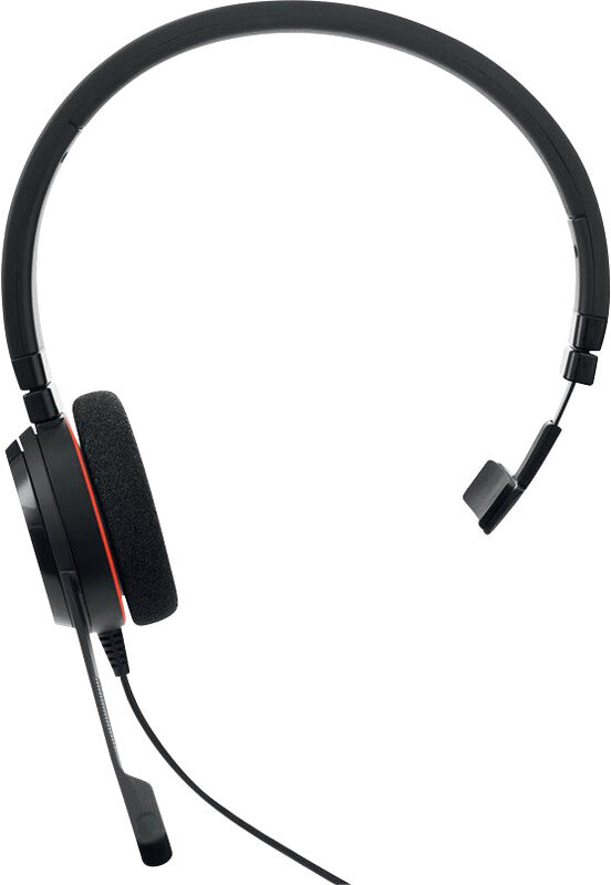 Jabra Evolve 20 – Mono Headset – USB‑A, Rauschunterdrückung, Stummschalter, 1,2 m Kabel – Schwarz