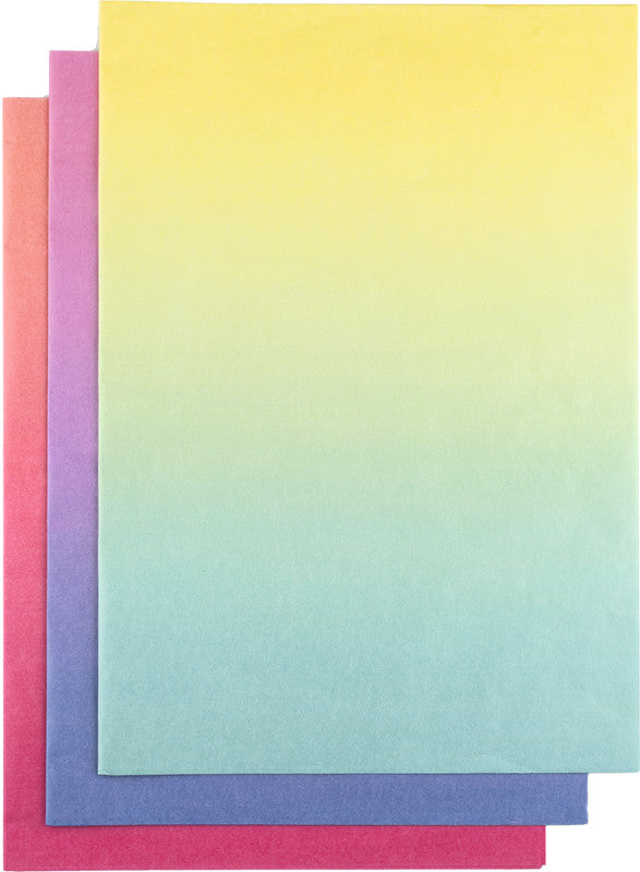 Folia Seidenpapier satiniert – mehrfarbig – 50 × 70 cm, 30 Bogen