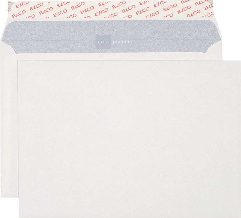Elco Couvert B5, ohne Fenster, selbstklebend, naturweiss, 100 g/m², mit Innendruck – 500 Stk.