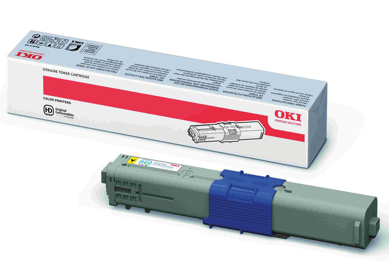 OKI Toner – Gelb, 5000 Seiten