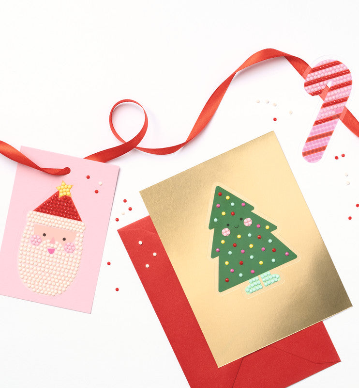 Folia Diamantbild-Set Weihnachten – 6 Motiv-Sticker