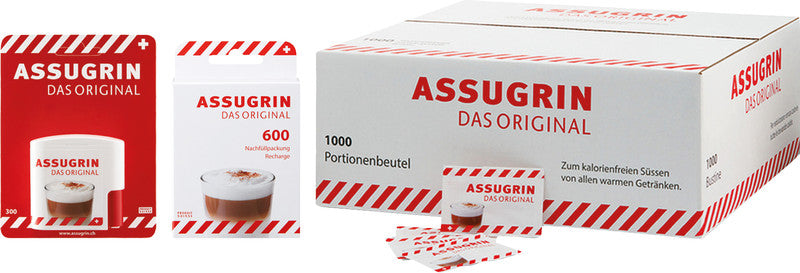 Assugrin Original Süssstoff-Tabletten – Nachfüllpackung – 600 Tabletten