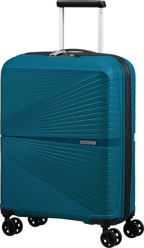 American Tourister Handgepäck-Trolley – 33,5 l, Hartschale, 4 Doppelrollen, mit TSA, Petrol, 40 × 50 × 20 cm