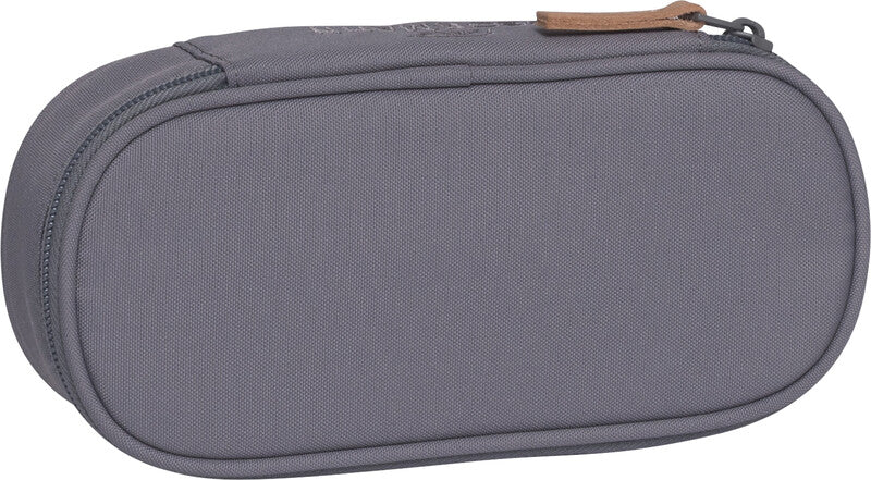 Beckmann City Schlamperetui, leer – Stahlgrau – Kunststoff – 22 × 5 × 10 cm