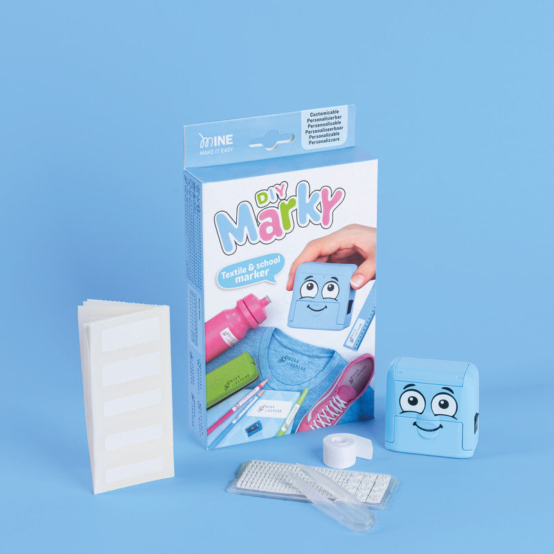 Colop Motivstempel MARKY – Motiv: zum Selbersetzen, selbstfärbend, 38 × 14 mm
