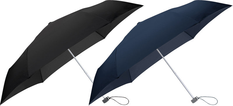 Samsonite Taschenschirm Rain Pro – manuell – Ø 97 cm, L 24 cm – blau – windfest – Polyester