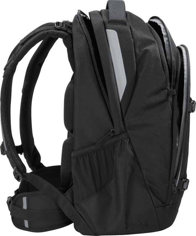 Coocazoo Rucksack Every – Midnight Black – aus 100 % recycelten PET-Flaschen