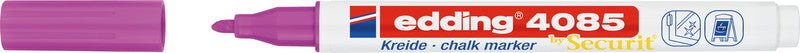 Edding Kreidemarker 4085 – Rund, 1–2 mm – Himbeer