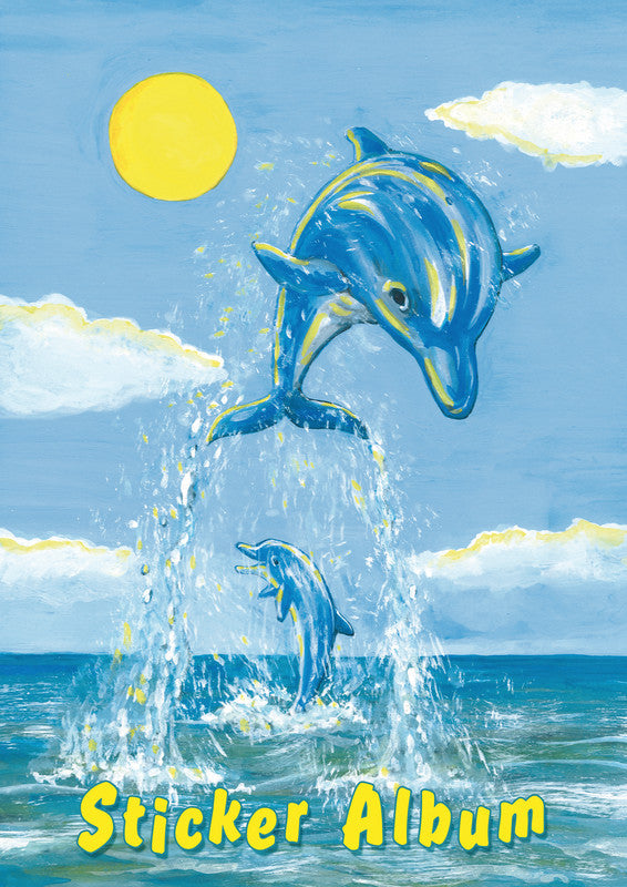 HERMA Stickeralbum Der kleine Delfin – A5, 16 Seiten, Spezialpapier