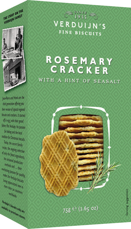 Verduijn's Waffeln – Rosmarin, 75 g