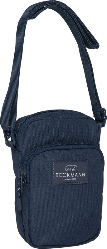 Beckmann Umhängetasche – Motiv Blau, 11 × 17 × 5 cm, Polyester (PES)