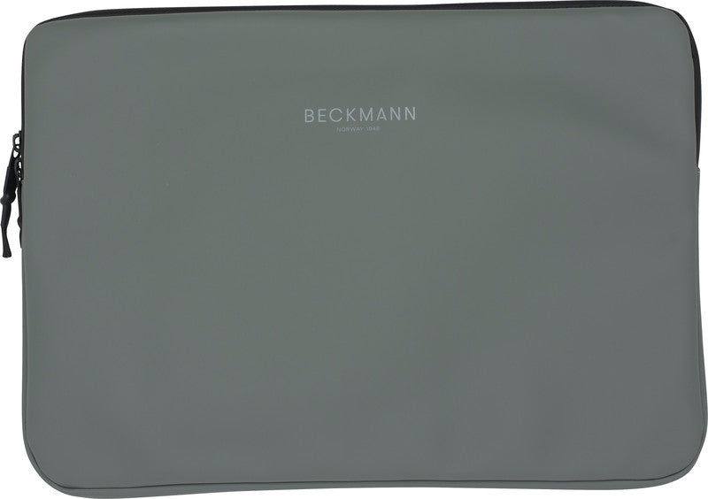 Beckmann Notebook-Schutzhülle – für Notebooks bis 14", wasserabweisend, recyceltes PET (rPET), grün