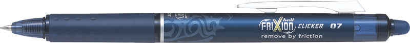 Pilot FriXion Ball Clicker – Radierbarer Tintenroller, 0,7 mm, blau-schwarz, für Linkshänder