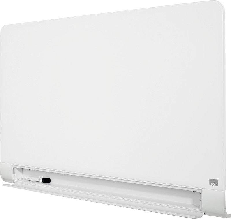 Nobo Whiteboard – 100 × 56 cm, Glas, magnetisch, Wandmontage, inkl. Stift, Magnete, Montagesatz