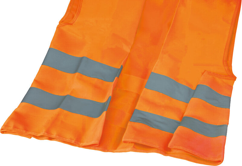 First aid only Sicherheitsweste, Klasse 2 – Orange, XL, 2 Klettverschlüsse, EN ISO 20471, EN ISO 13688