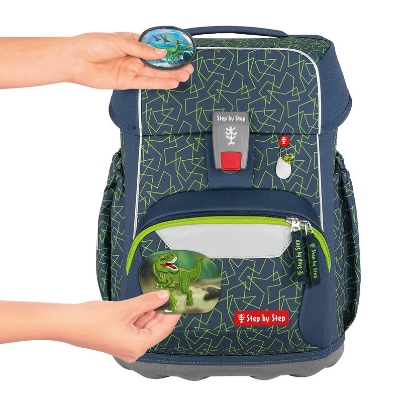 Step by Step Magic Mags Zubehörset – 4-teilig – Green Geometric – Recycelte Materialien