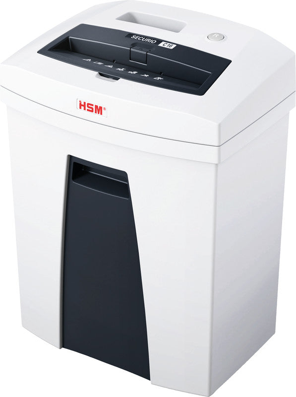 HSM Securio C16/3,9 – Aktenvernichter, DIN P-2, Streifenschnitt 3,9 mm, 14 Blatt, 25 l, A4