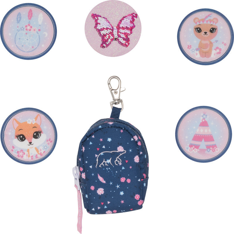 Beckmann Magic Mags Zubehörset – 5-teilig – Forest Deer Blue – für Classic, Active Air FLX, Plus Air